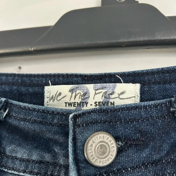 Free People 70s retro high rise Flare wide leg jeans size 27 - Picture 10 of 10